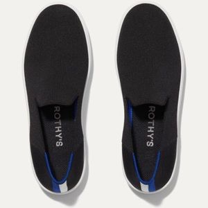 ROTHY’s The Sneaker Slip-on Solid Black Casual Sneaker Women’s Size 7.5
